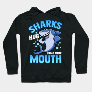 Cute & Funny Sharks Hug Using Their Mouth Hoodie